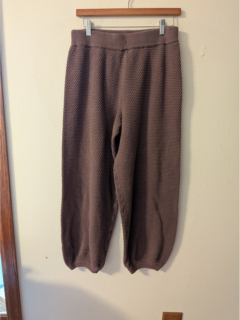 Free People FP Beach Sweater Set - Brown Knit Cardigan & Pants | Fall Comfy Set - Picture 6 of 9